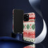 Watercolor Study of Christmas Patterns - Impact Resistant Phone Case